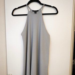 FOREVER 21 HIGH NECK DRESS IN XS IN GRAY